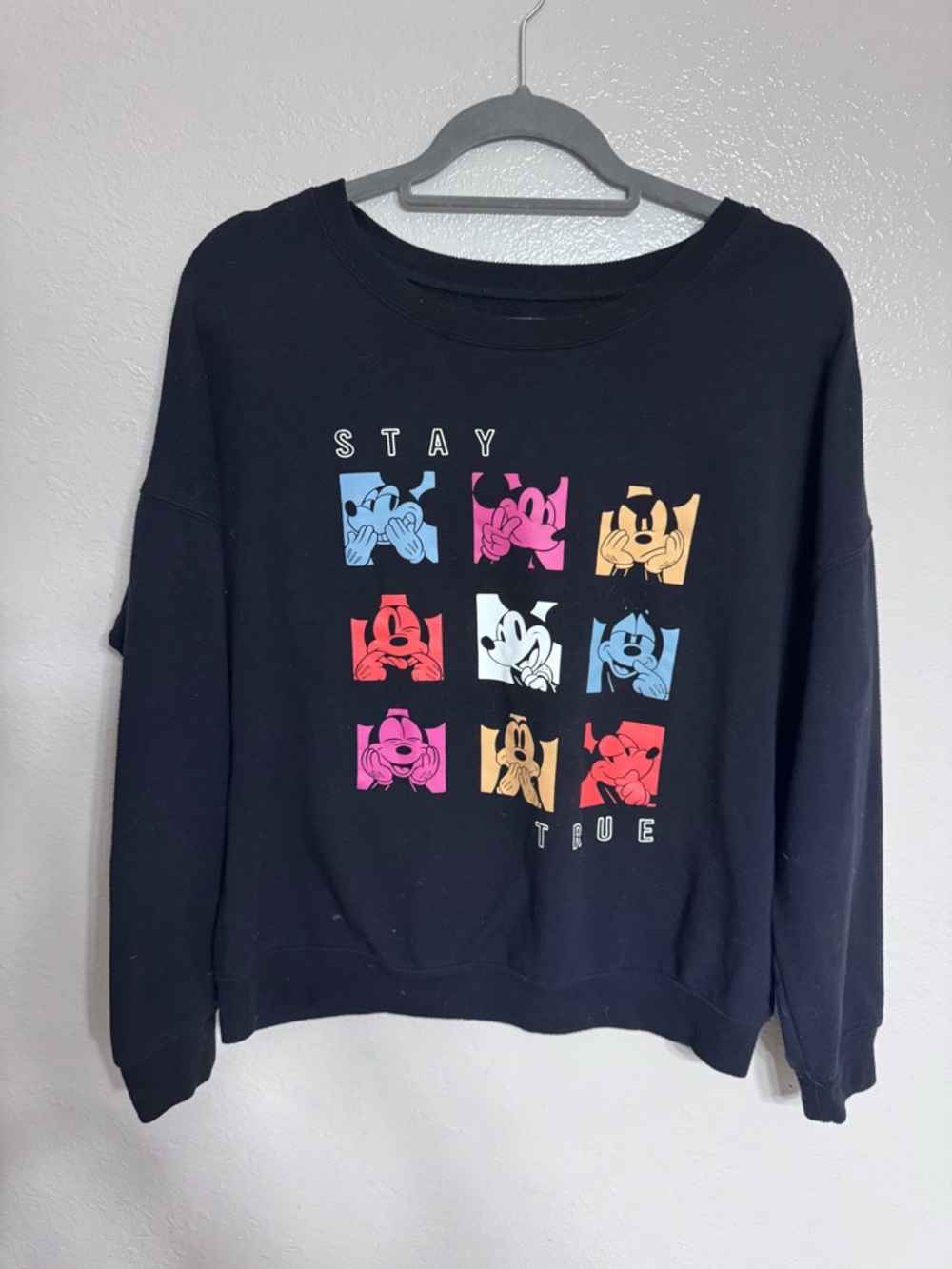 Disney Mickey Mouse Graphic Pullover Sweatshirt